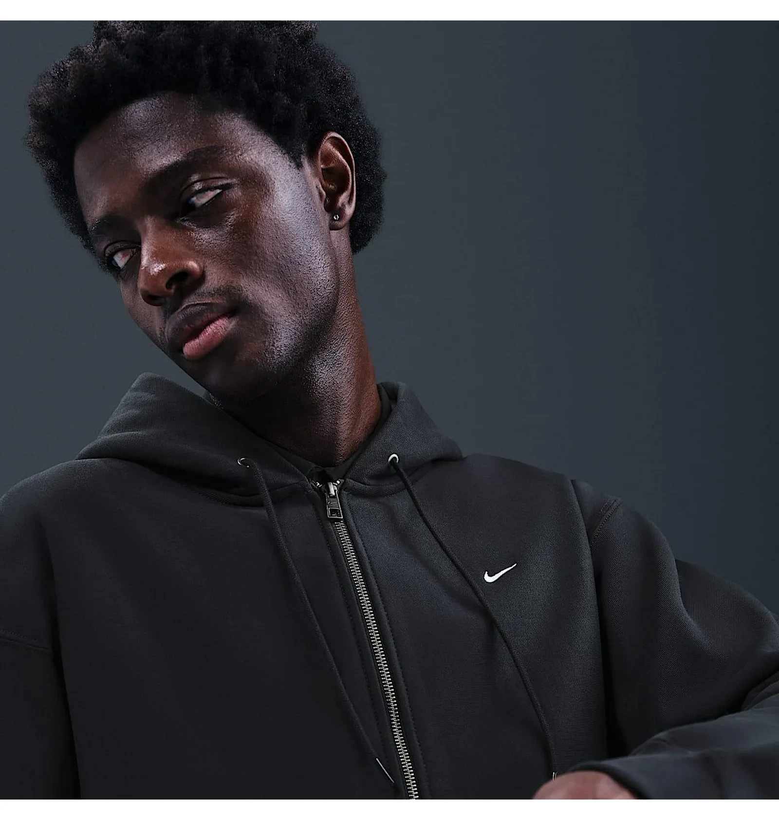 Толстовка чоловіча Nike Solo Swoosh Black 4