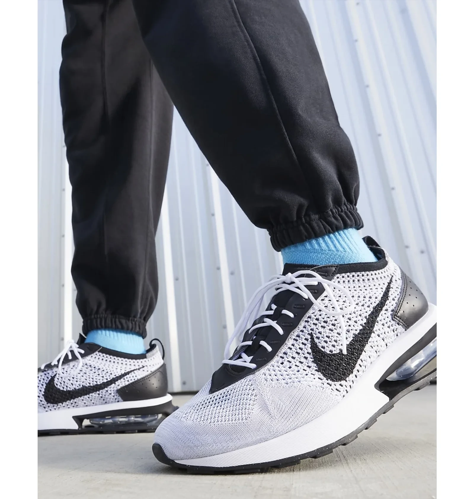 Кросівки чоловічі Nike Air Max Flyknit Racer Grey 4