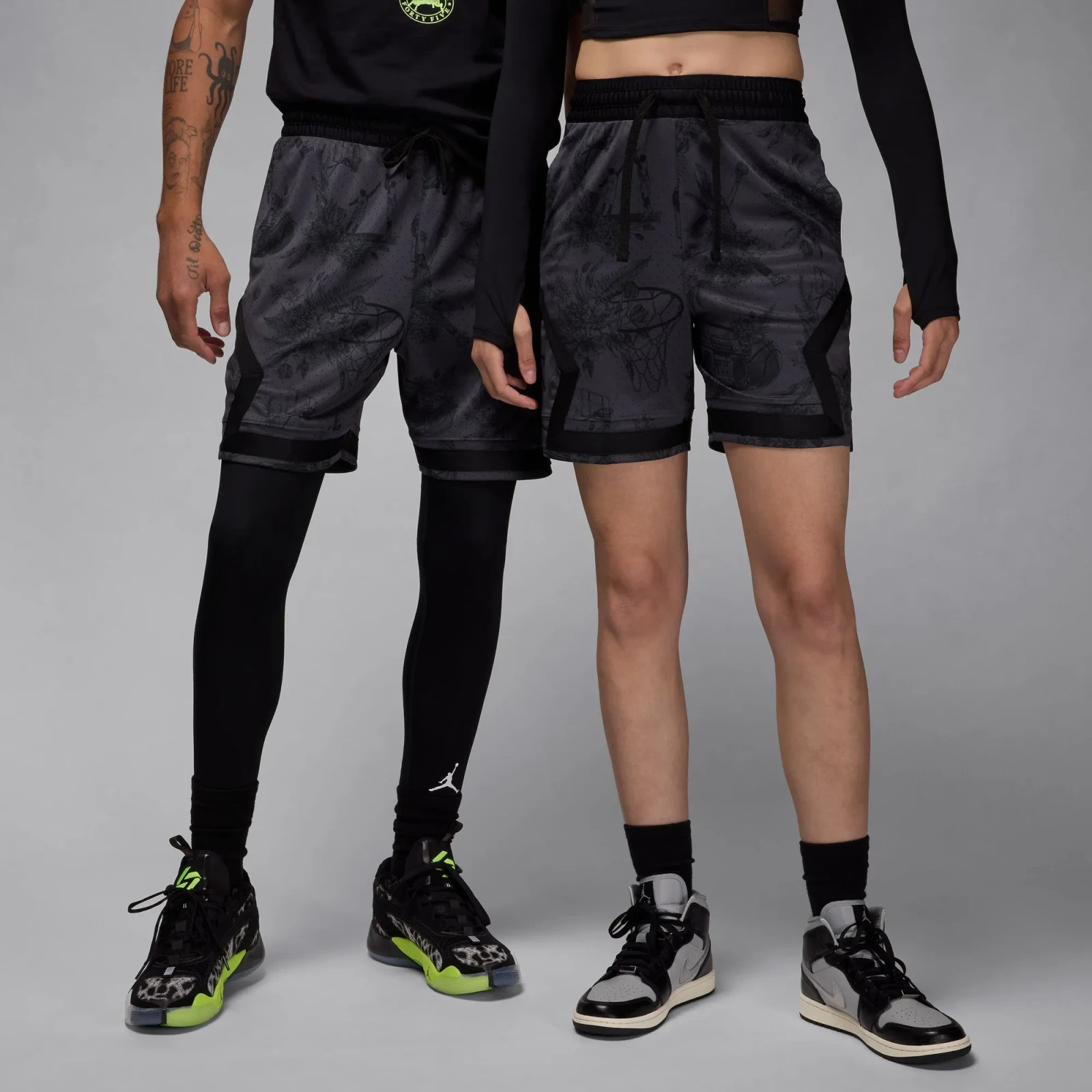 Шорти Air Jordan Sport Dri-FIT Printed Diamond чорні 4