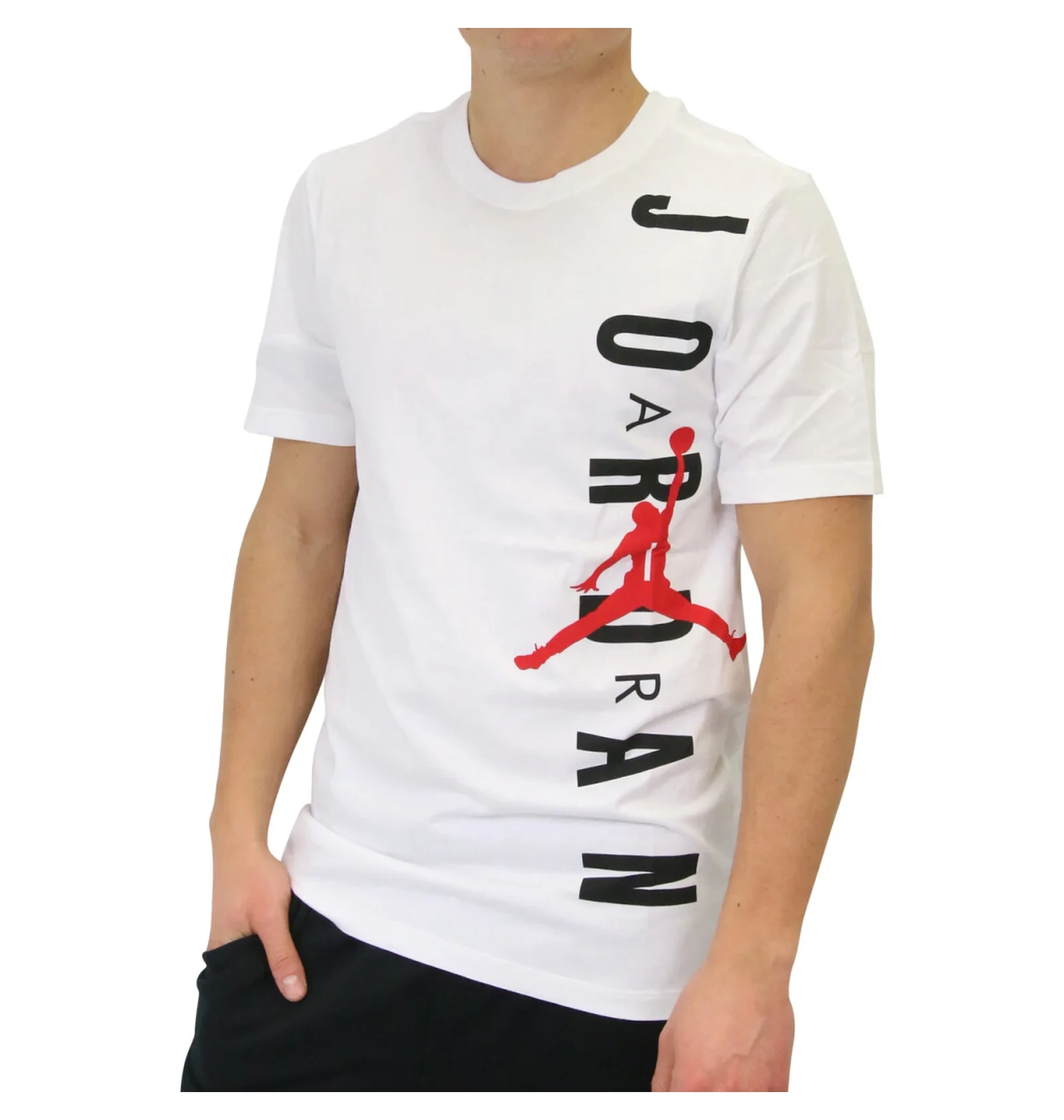 Футболка чоловіча Air Jordan Hbr Vertical Tee White 4