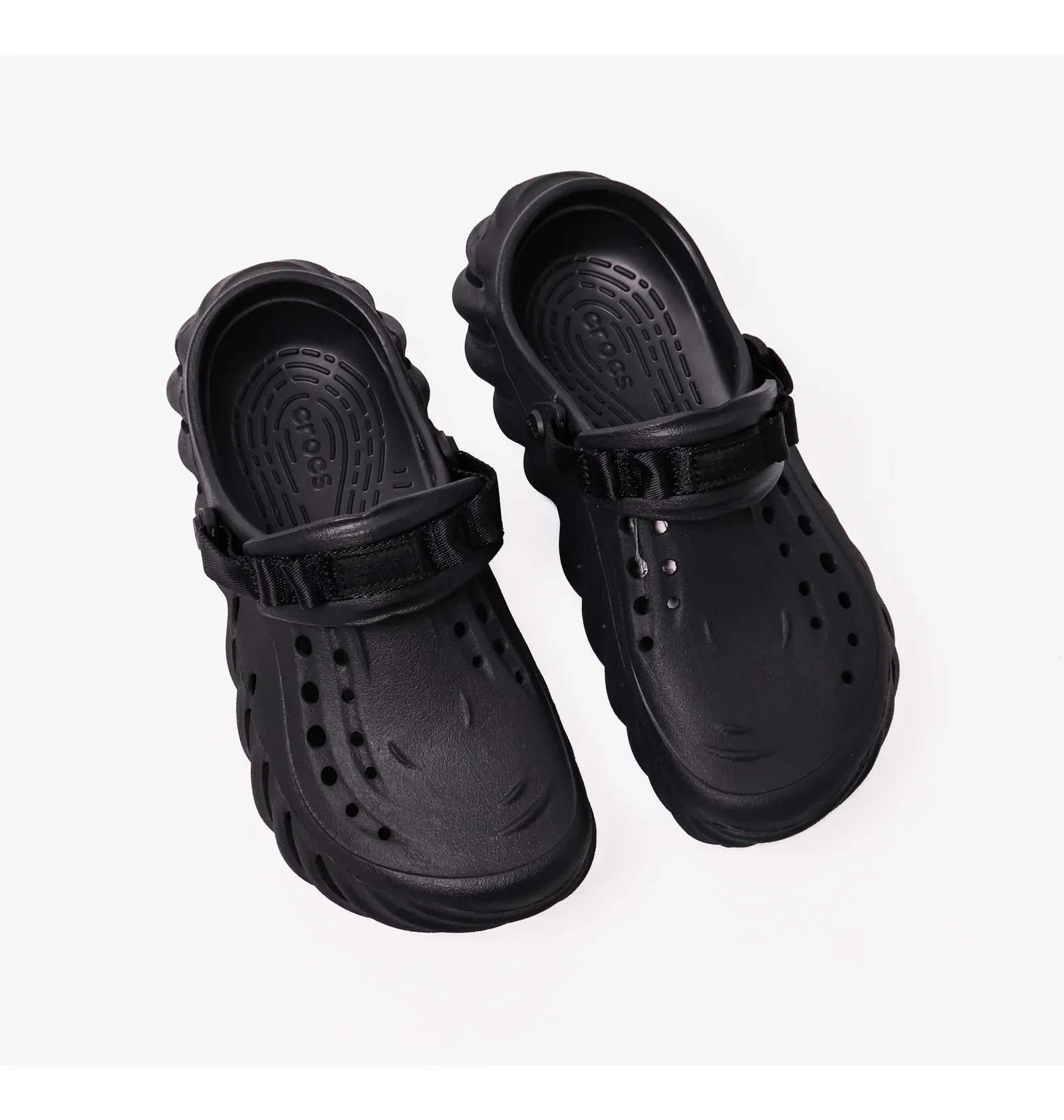 Тапочки унісекс CROCS Echo Clog Shoes Black 2